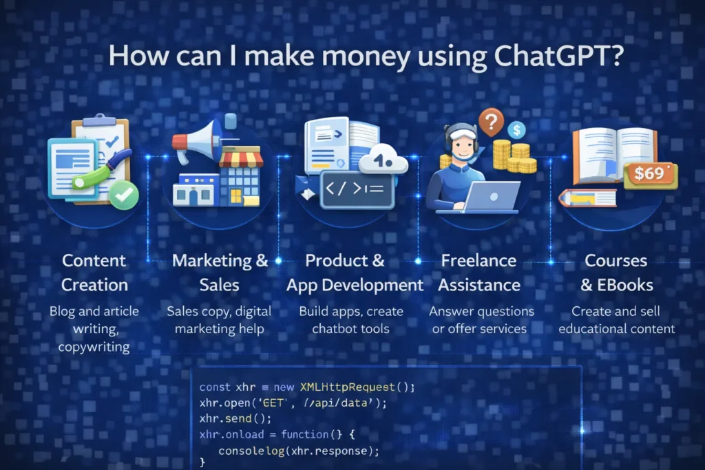 How can I make money using ChatGPT?